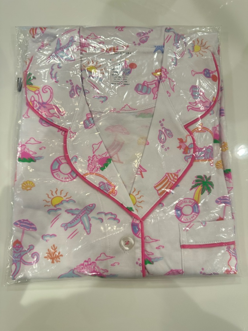Stony Clover x Roller Rabbit Polo Pajama Set